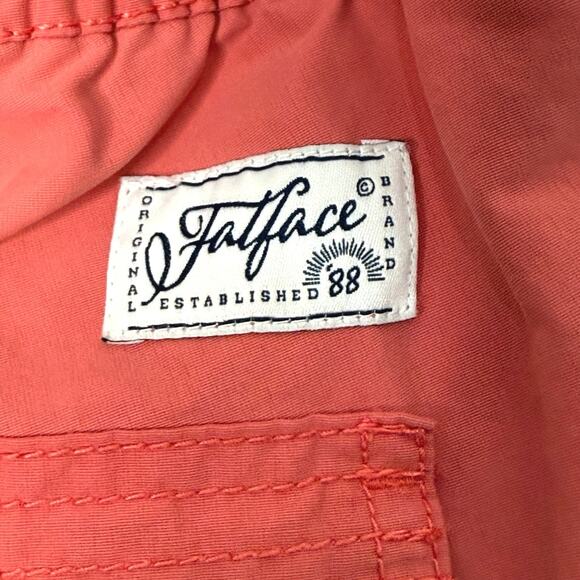 FATFACE men's swim trunks red size large with liner - Picture 7 of 8